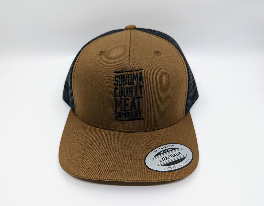 SOCO Trucker Hat - Coyote Brown & Black